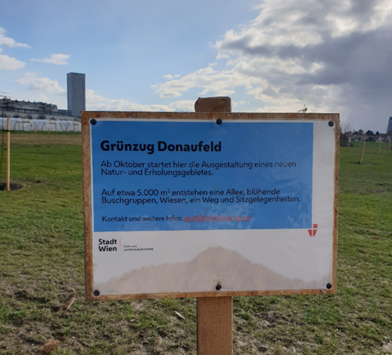 Donaufeld Tafel Grünzug